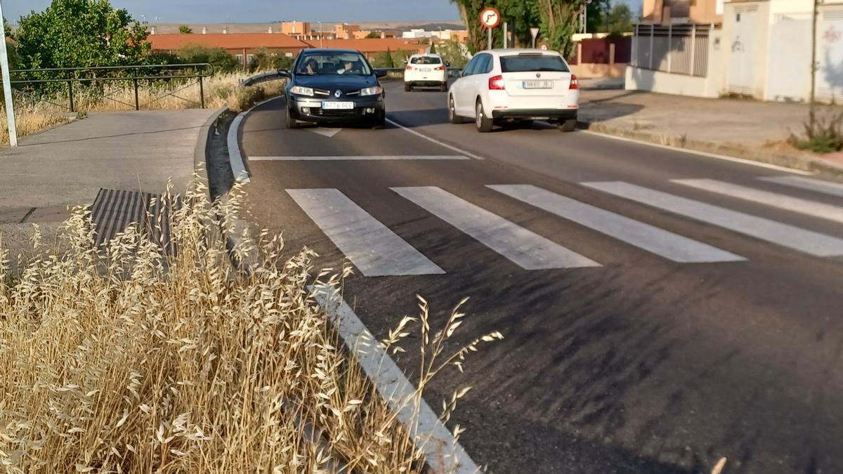 Paso de peatones de Valeriano Gutiérrez Macías.