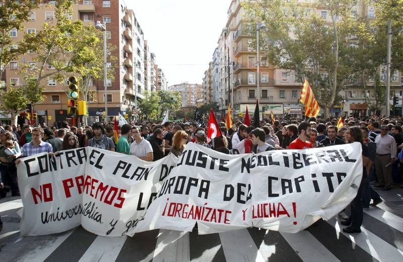 Fotogalería: Huelga educativa en Zaragoza