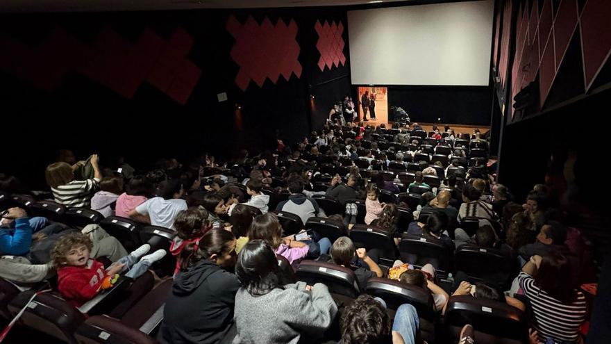 Cine municipal de Ramallosa a comezos deste novembro.   | // D.P.