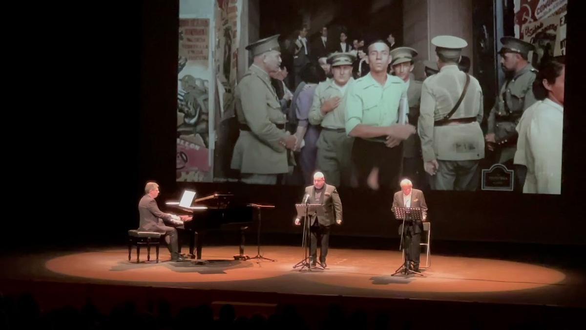 &quot;Dejadme la esperanza&quot;, homenaje a los versos de Miguel Hernández de Emilio Gutiérrez Caba.