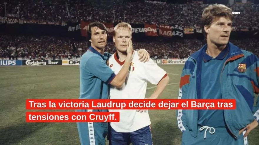 La intrahistoria de la final de Atenas: "Nos equivocamos con Laudrup"