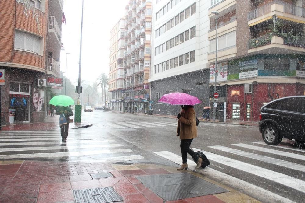 Nieve en Murcia