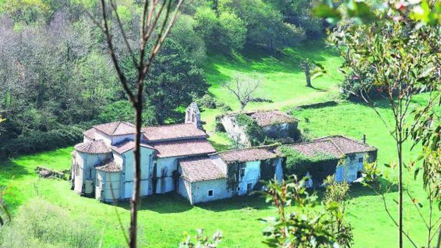 El monasterio de San Antolín de Bedón.