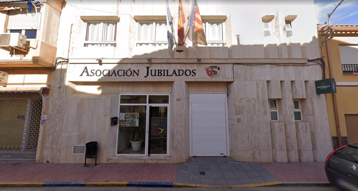 La asociación de jubilados de Monforte.