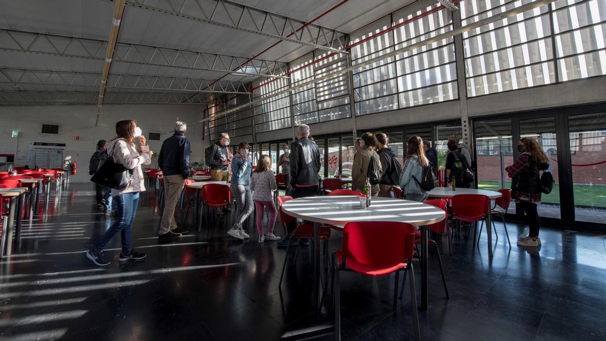 Comedor de la fábrica de Seat en la Zona Franca