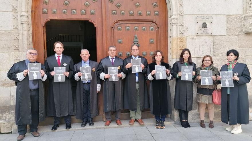La huelga de letrados de Justicia deja cien juicios por celebrar en Zamora