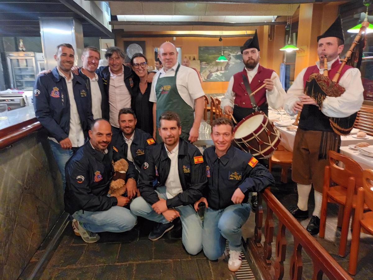 Un momento de la cena.