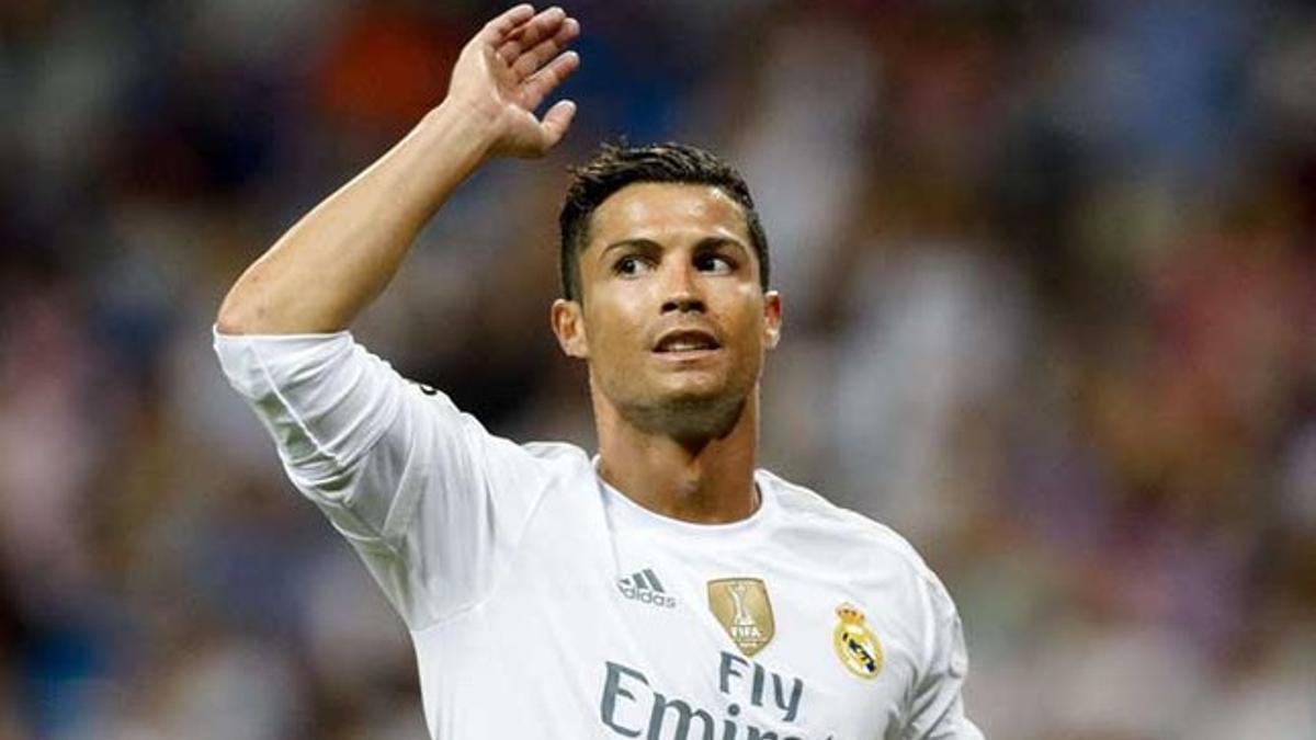 Cristiano Ronaldo durante un partido del Real Madrid
