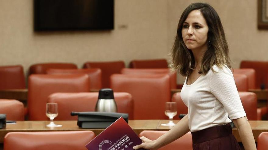 Ione Belarra, portavoz adjunta de Podemos.