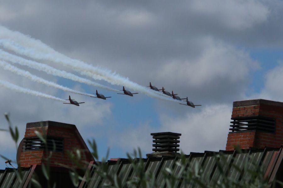 Ensayos de la Patrulla Águila en Zamora