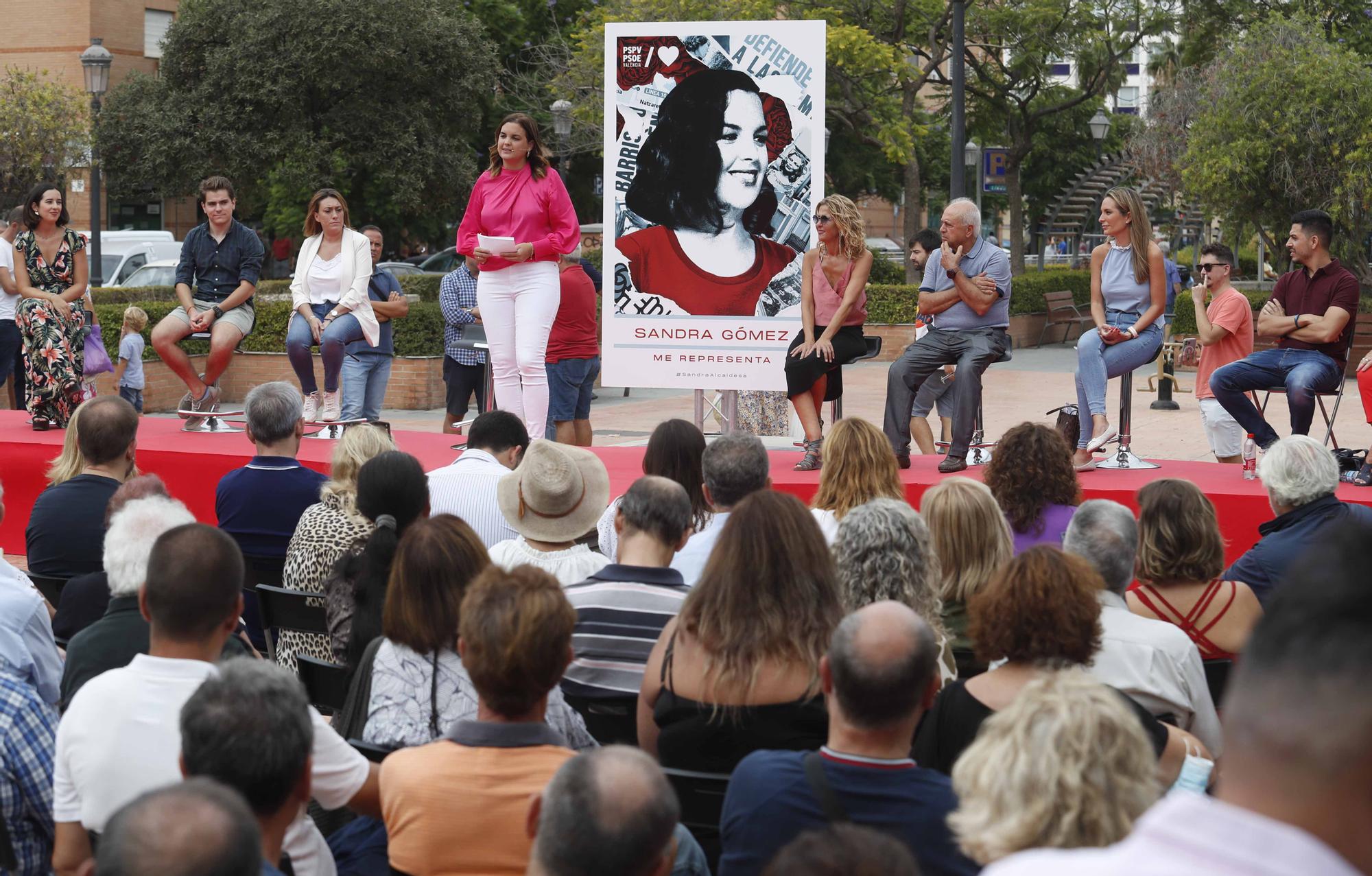 Presentación de la candidatura de Sandra Gómez a las primarias del PSPV