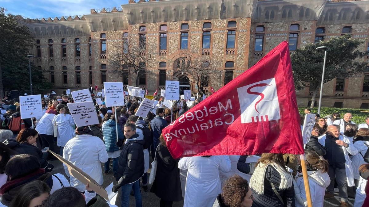 Manifestación de personal sanitario