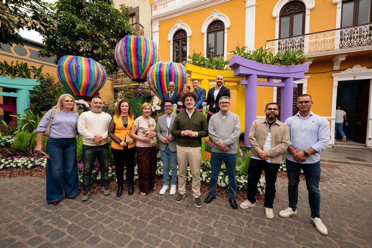 La primavera vuelve a florecer en el casco histórico con la inauguración de la sexta edición de 'Gáldar en Flor'