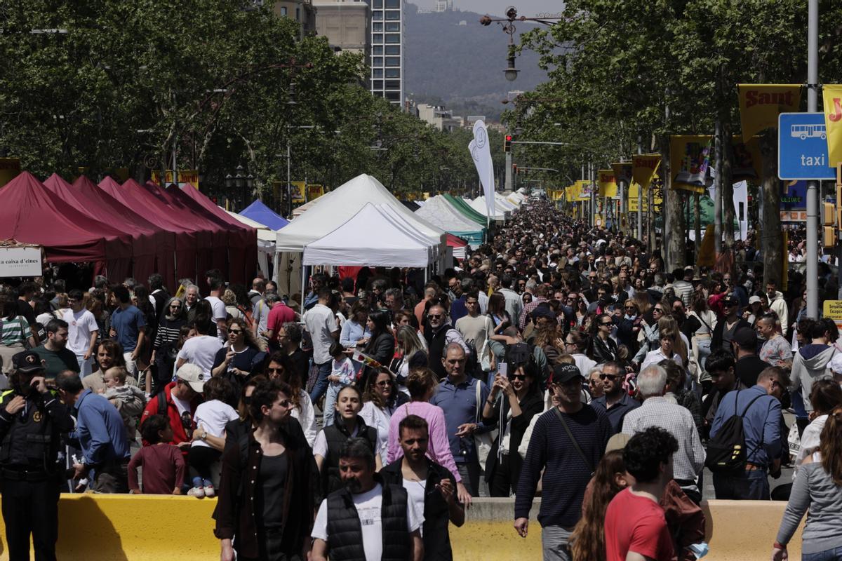 Sant Jordi de récord en Barcelona