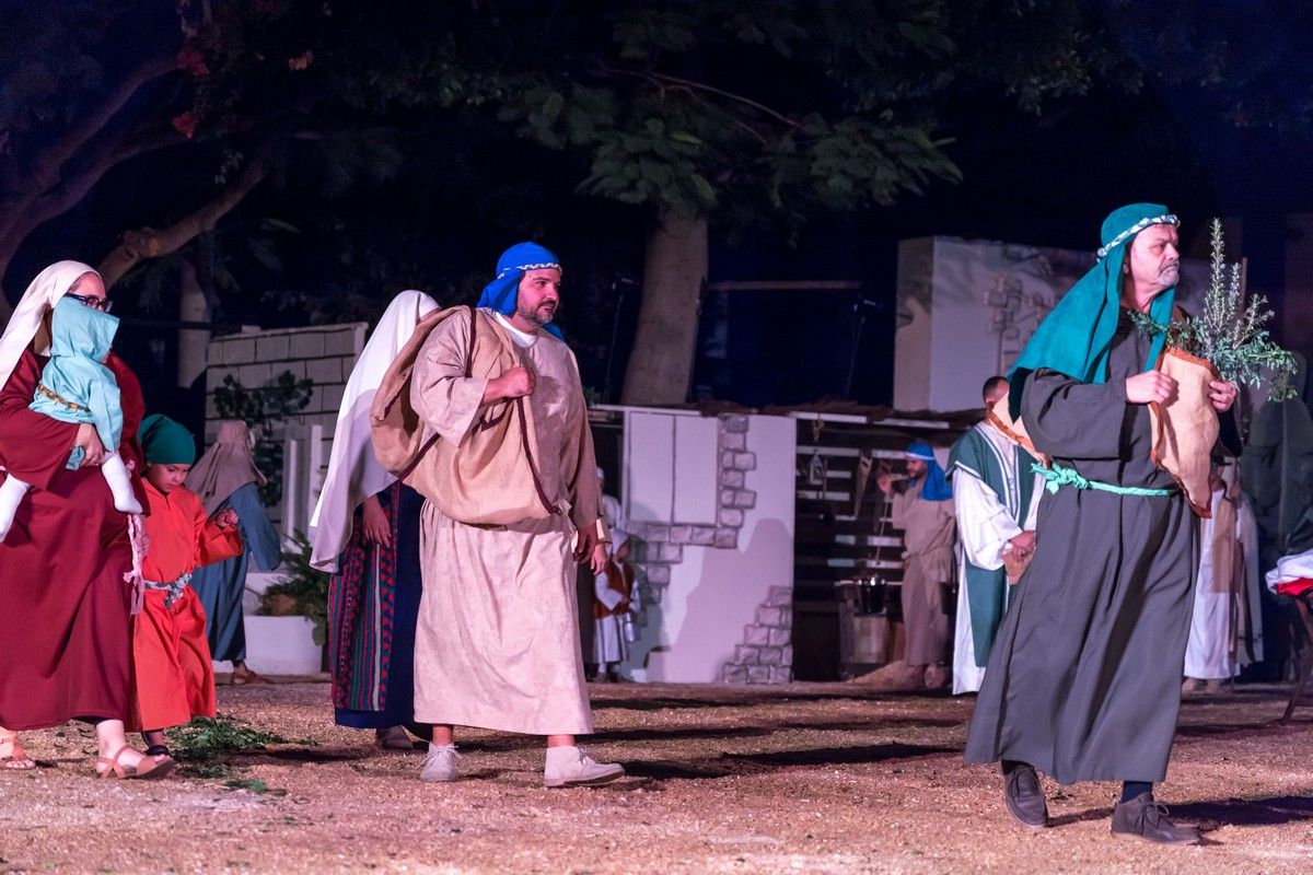 Casa Pastores representó el belén viviente