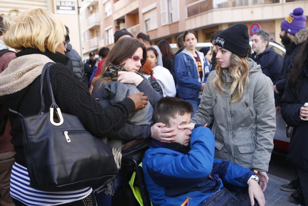 Protestas por el desahucio de un menor con discapacidad en Palma