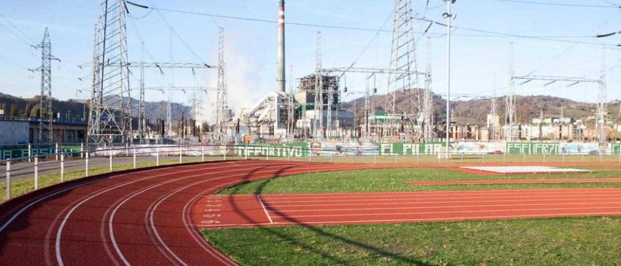 La instalación deportiva construida en los terrenos de El Pilar, en Lada.