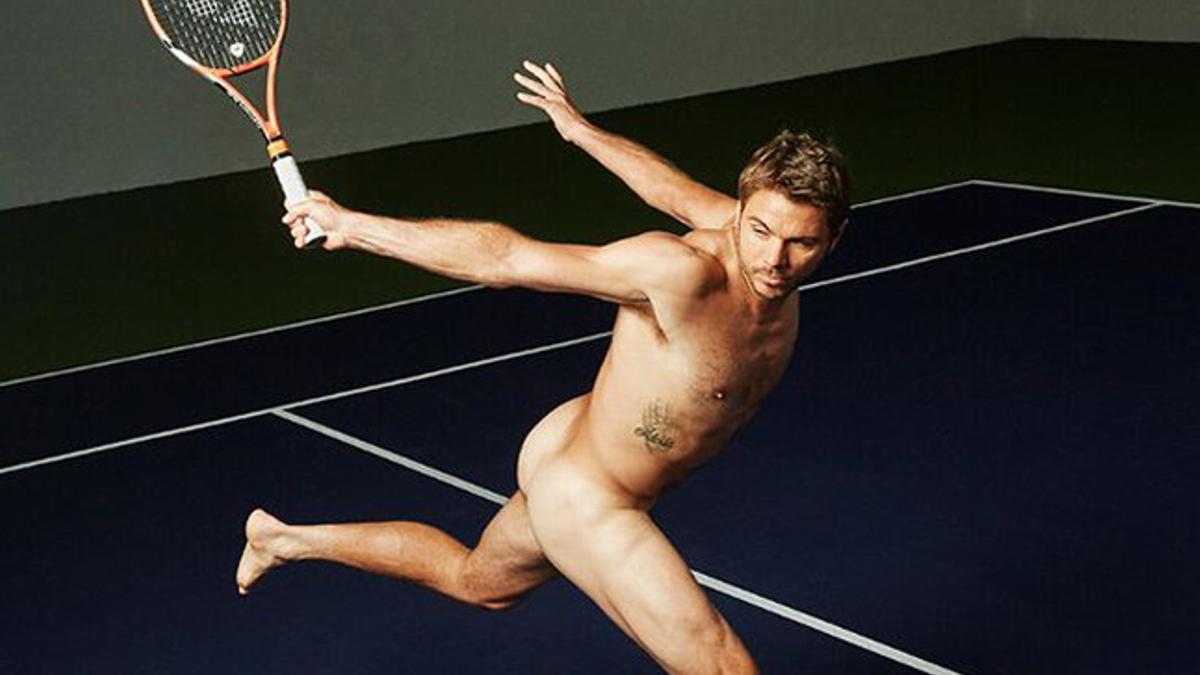 El desnudo de Wawrinka para ESPN