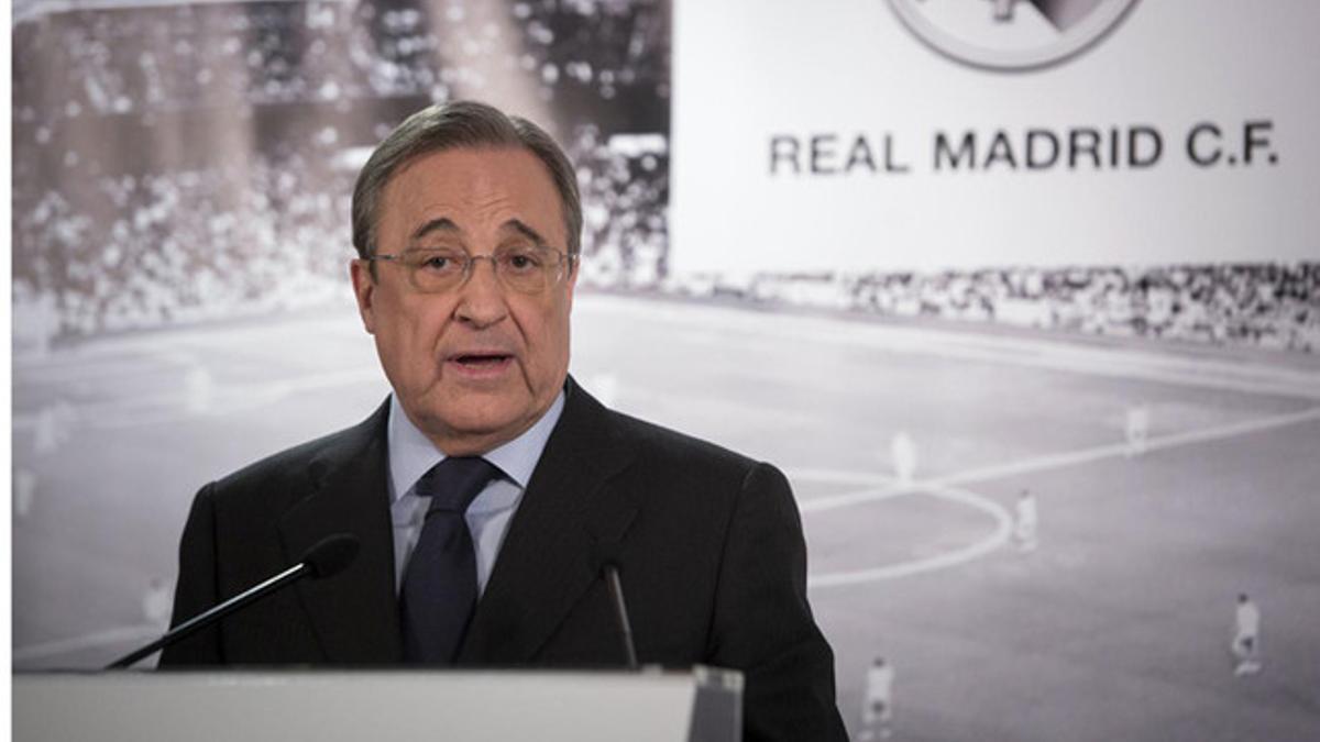 Florentino Pérez, presidente del Real Madrid