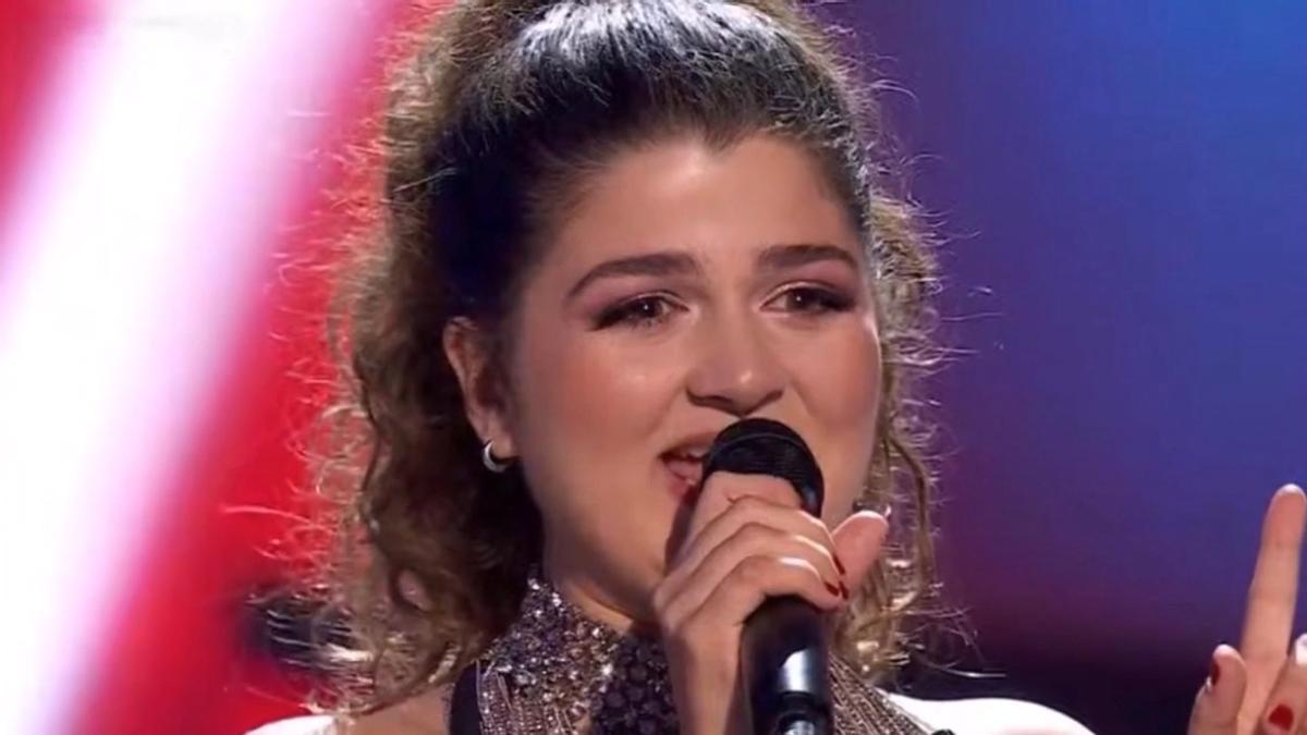 Antía Pinal, la joven gallega que ha llegado a la final de 'La Voz 2025' en Antena 3.