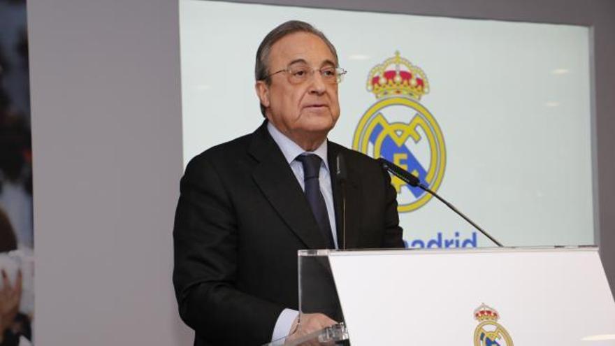 Florentino Pérez: "Muchas gracias, Cristiano"