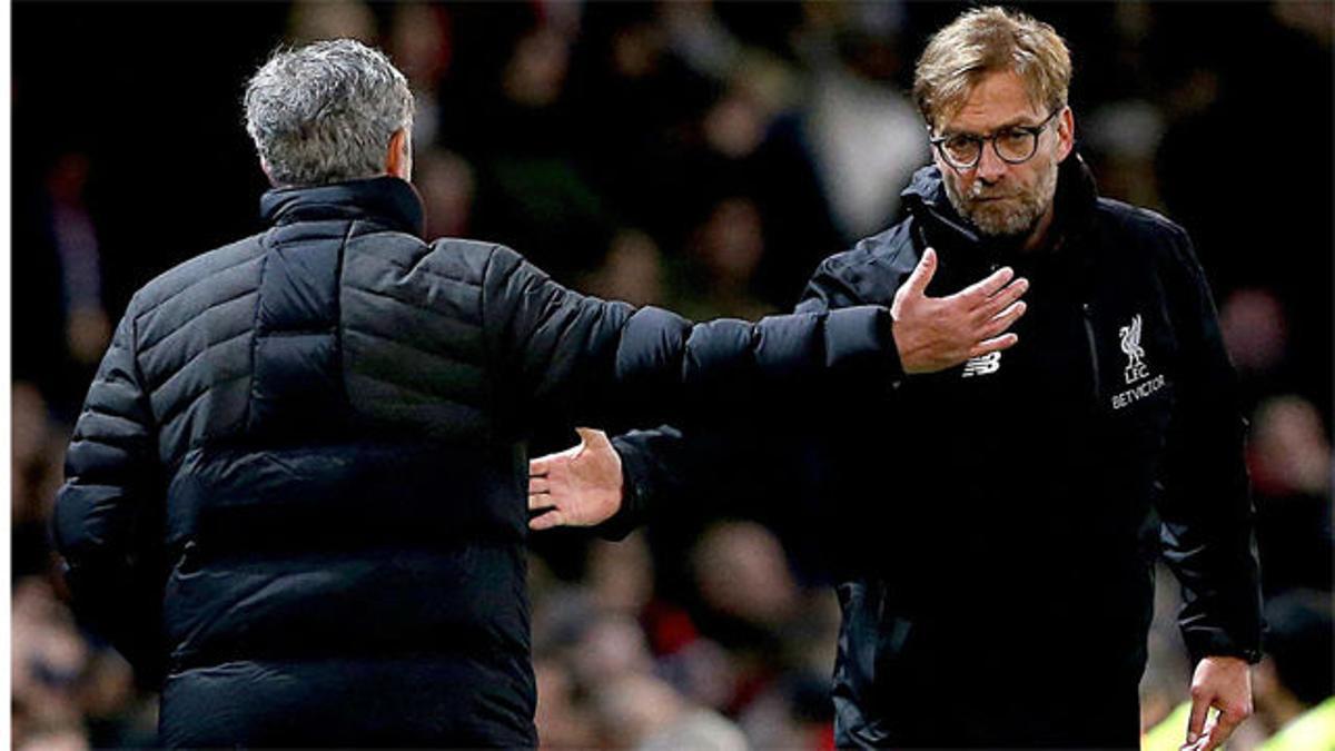 Klopp, antes de medirse al United: Mourinho es el entrenador más laureado del mundo