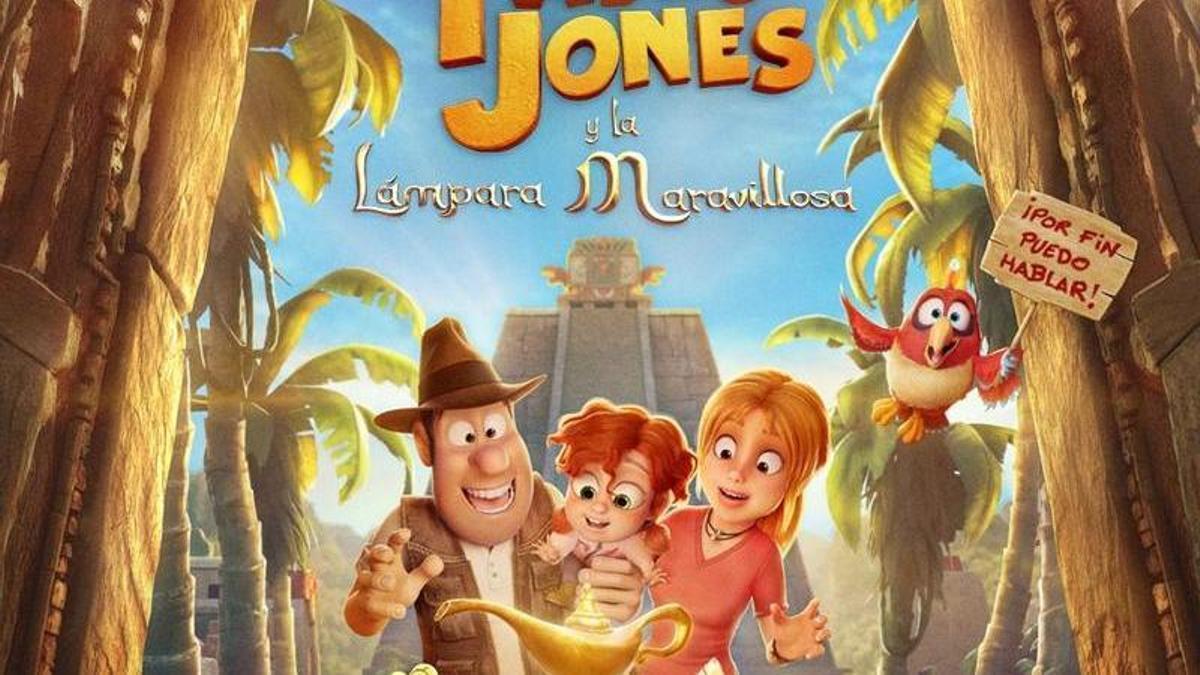 El cartel de 'Tadeo Jones y la lámpara maravillosa' una de las películas del programa