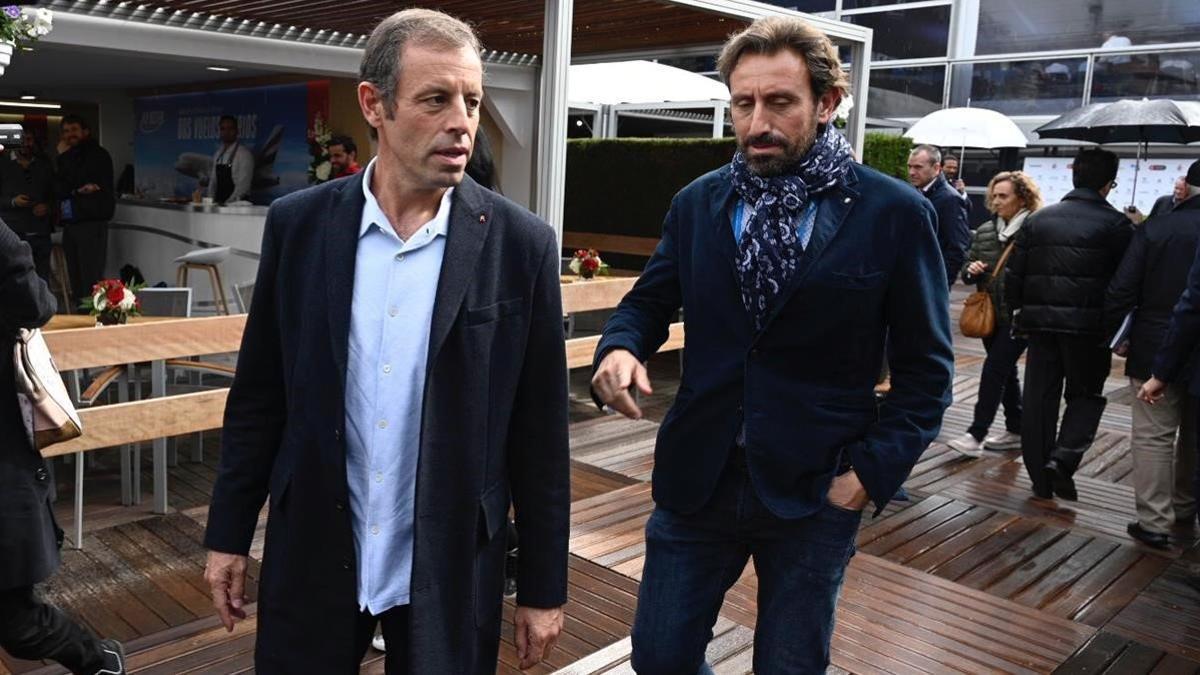 Sandro Rosell y su hermano Sergi en una imagen reciente.