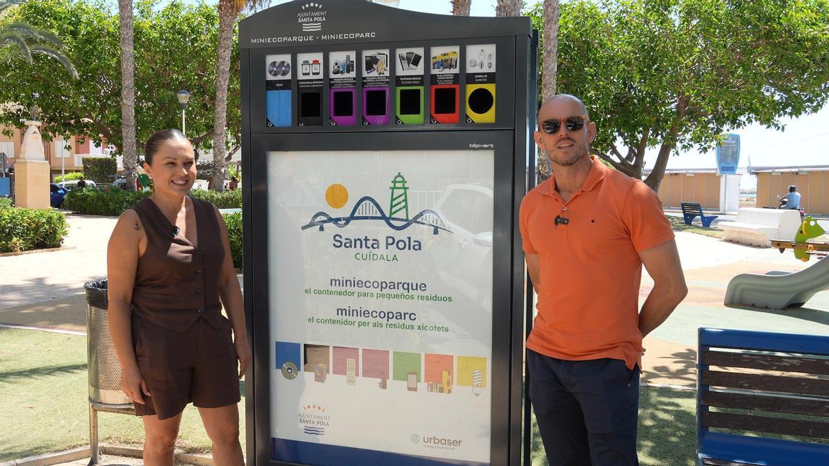 Mini ecoparques instalados en varios puntos de Santa Pola