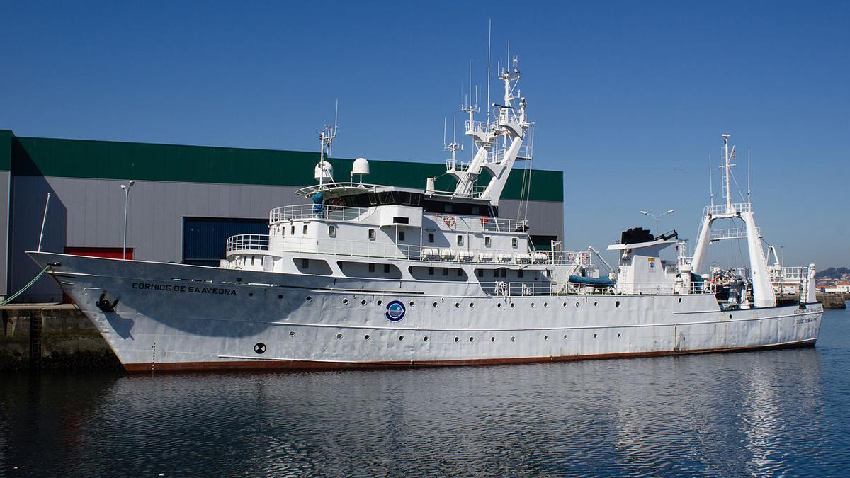 Buque Oceanográfico Cornide de Saavedra.