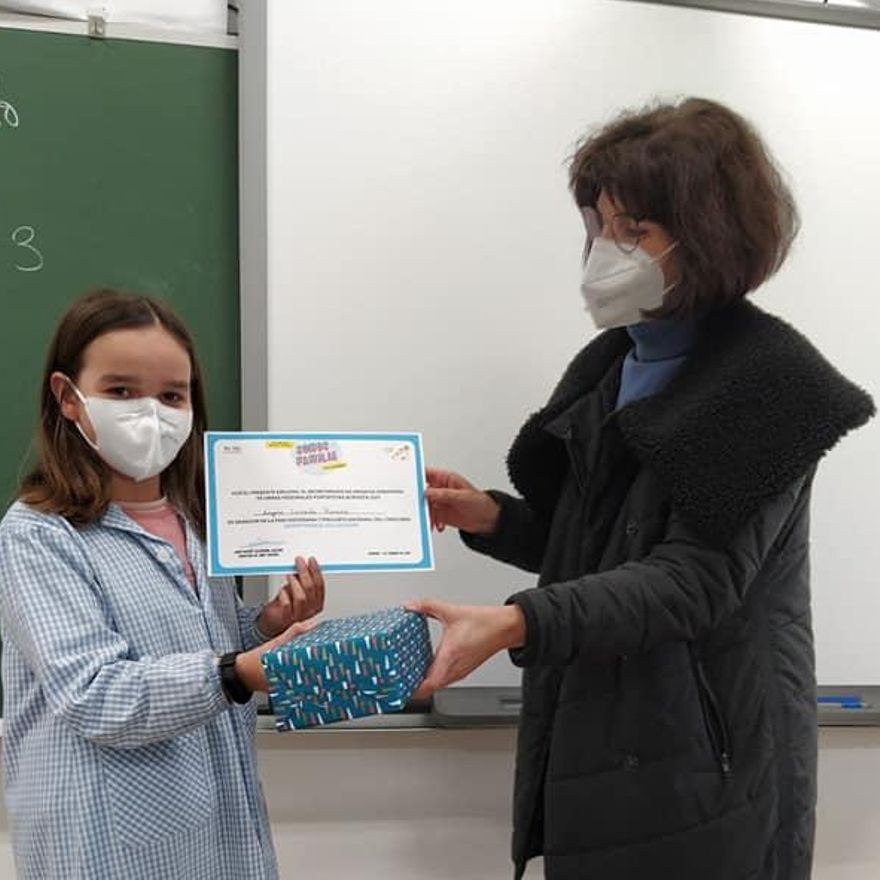 Ángela Losada, ganadora del certamen de Infancia Misionera