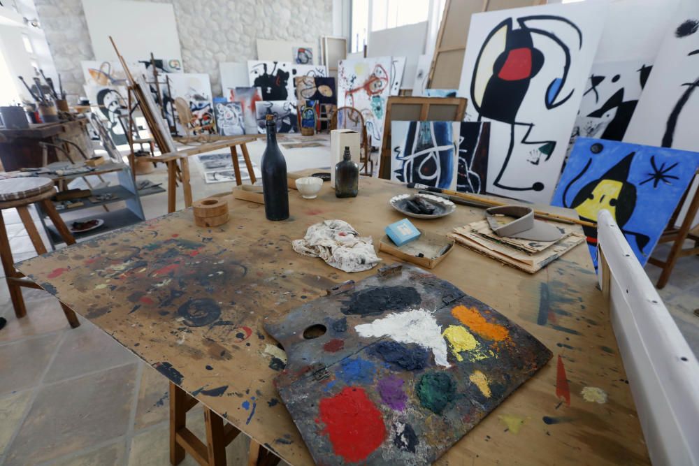 El Taller Sert reabre con 65 reproducciones de la obra de Joan Miró