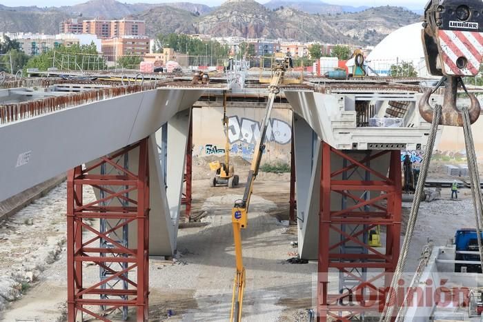 El nuevo puente en Lorca, a punto de terminar