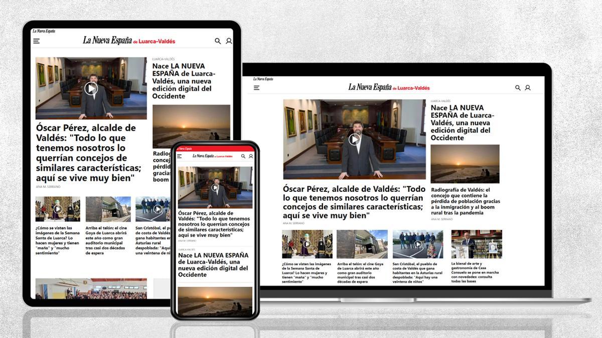 Nace LA NUEVA ESPAÑA de Luarca-Valdés, la tercera edición digital del Occidente