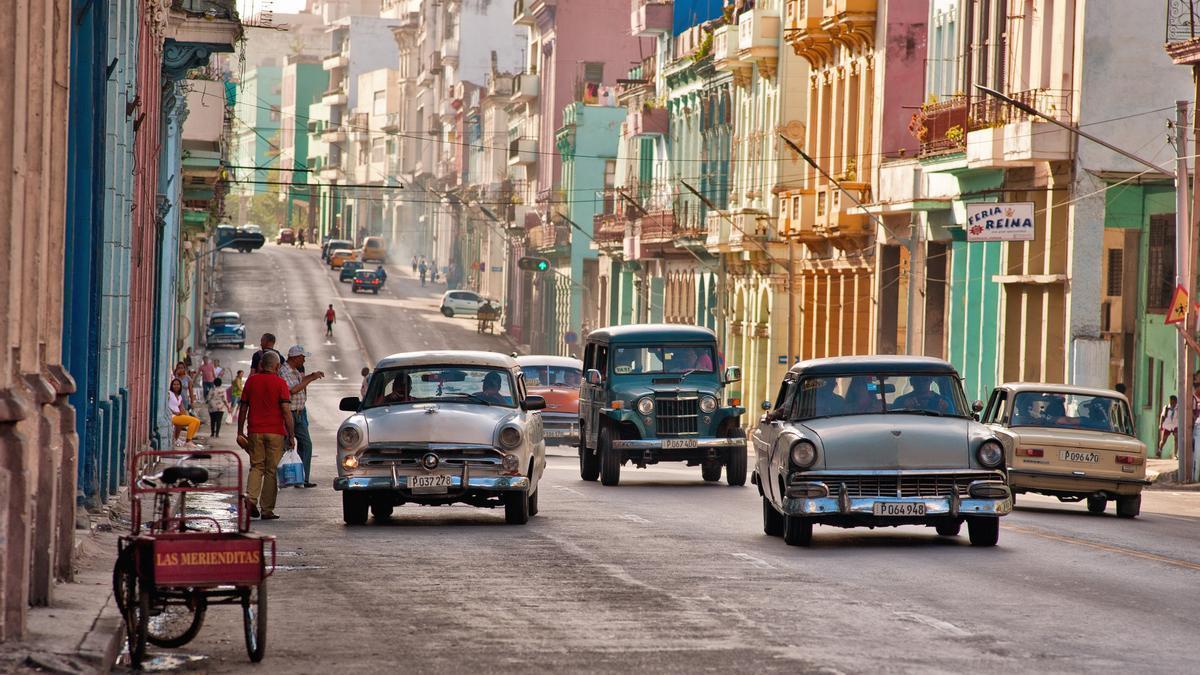 Tráfico en La Habana.