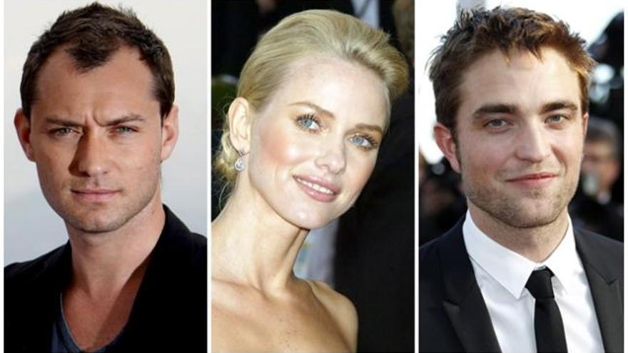 Jude Law, Naomi Watts y Robert Pattinson.