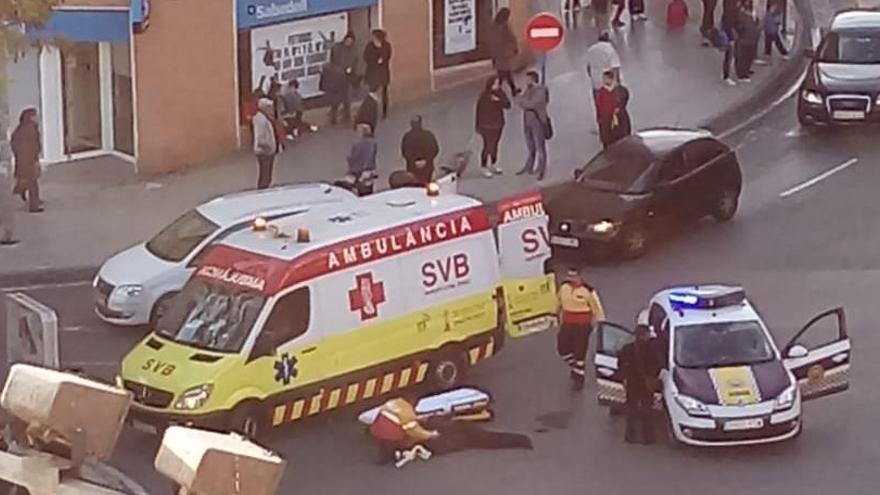 Imagen del accidente ocurrido en Alicante.