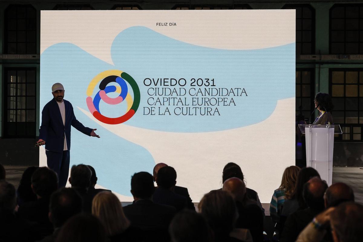 Una de las presentaciones alrededor de la candidatura a la capitalidad cultural.