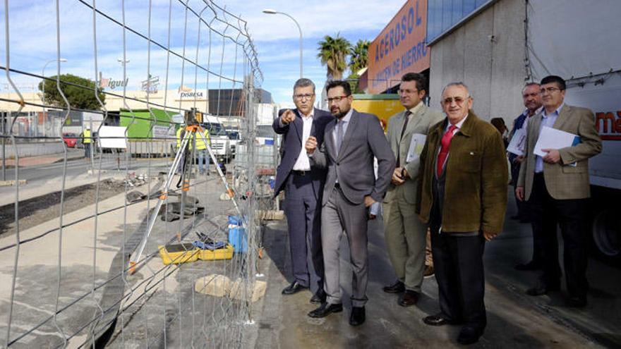 Sergio Cubero y Francisco Pomares, ayer.