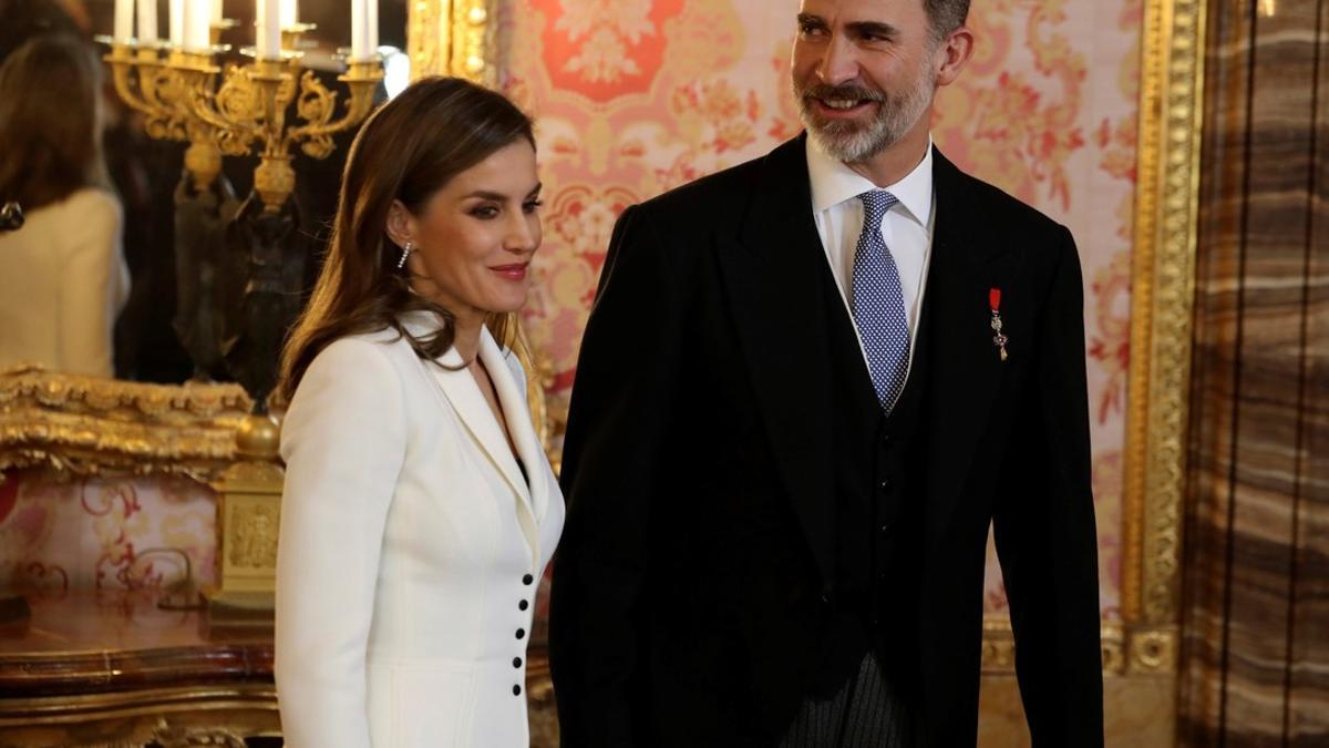 Los Reyes, durante la recepción