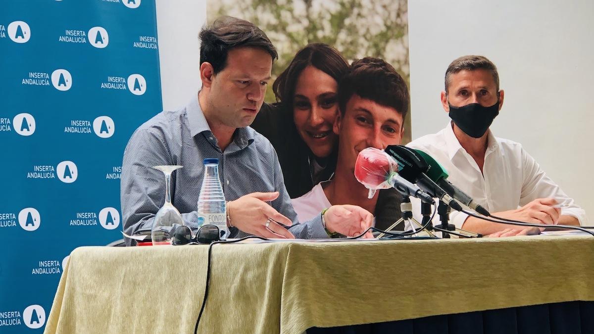 Un momento de la rueda de prensa.