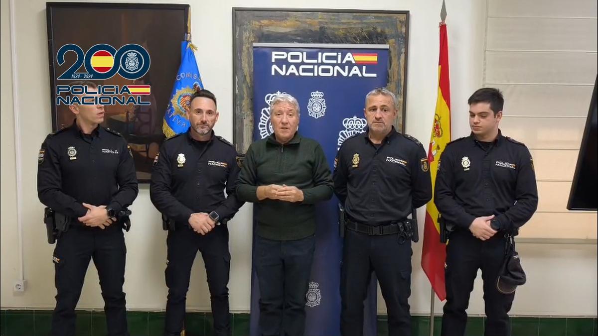 Así salvaron cuatro policías la vida de un vecino de Xàtiva en parada