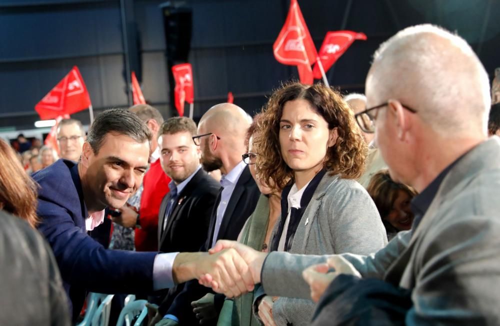 Mitin de Pedro Sánchez en Gijón