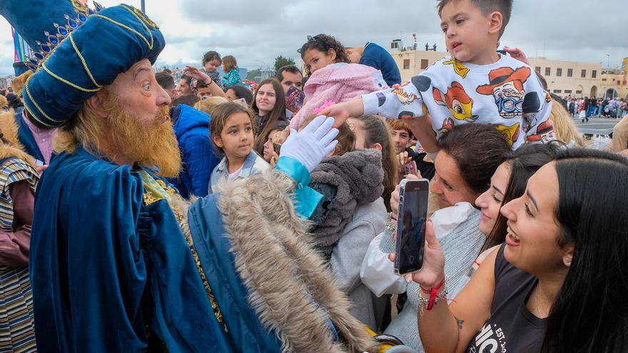 Recibimiento a los Reyes Magos en Las Palmas de Gran Canaria