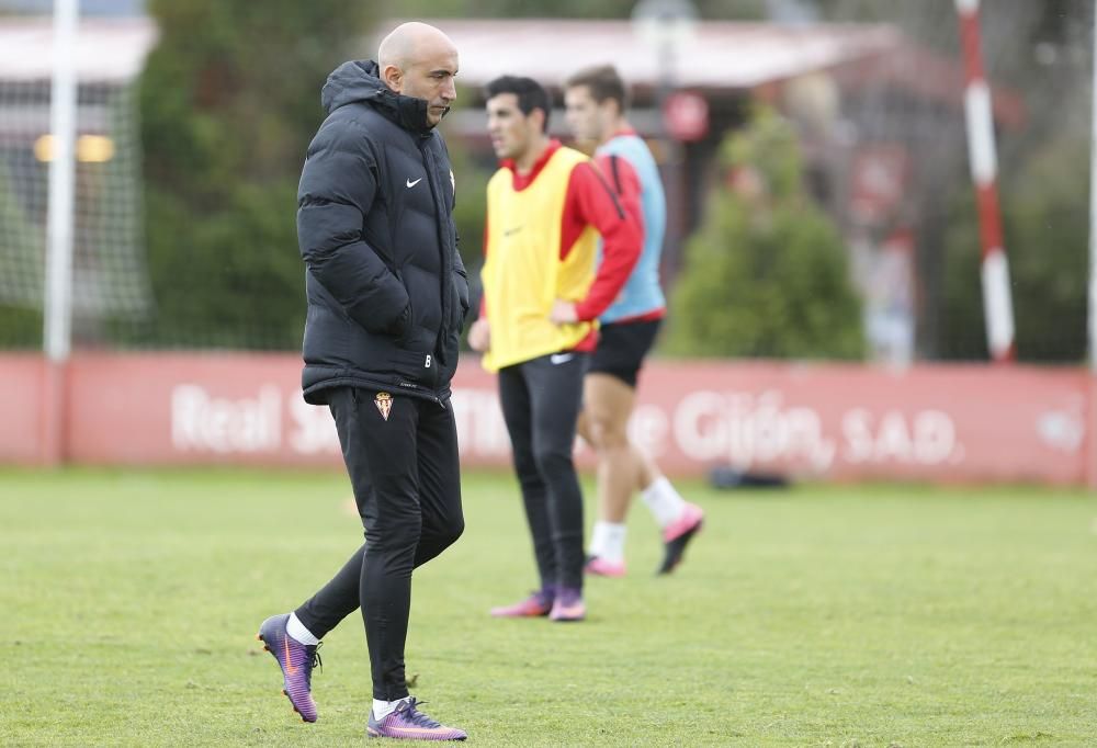 Entrenamiento del Sporting