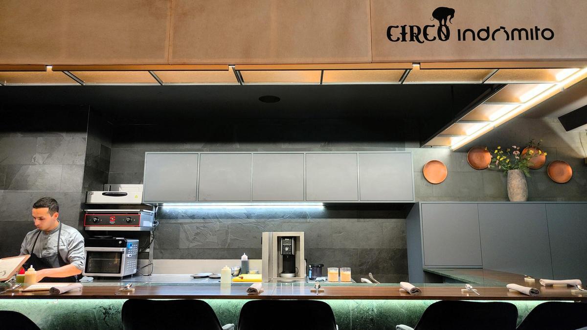 La barra del restaurante Indómito.