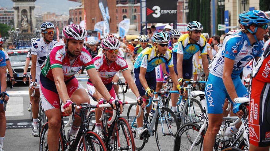 Imagen de una etapa de la Vuelta a Andalucía-Ruta del Sol de una edición anterior.