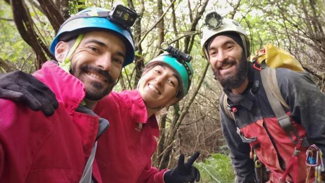 Luis París, Marina Cuevas y Martín Prado, en una foto tomada el pasado mes de octubre.