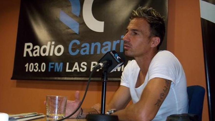 Stephan Pignol, ayer durante la entrevista en Radio Canarias. i LP / DLP