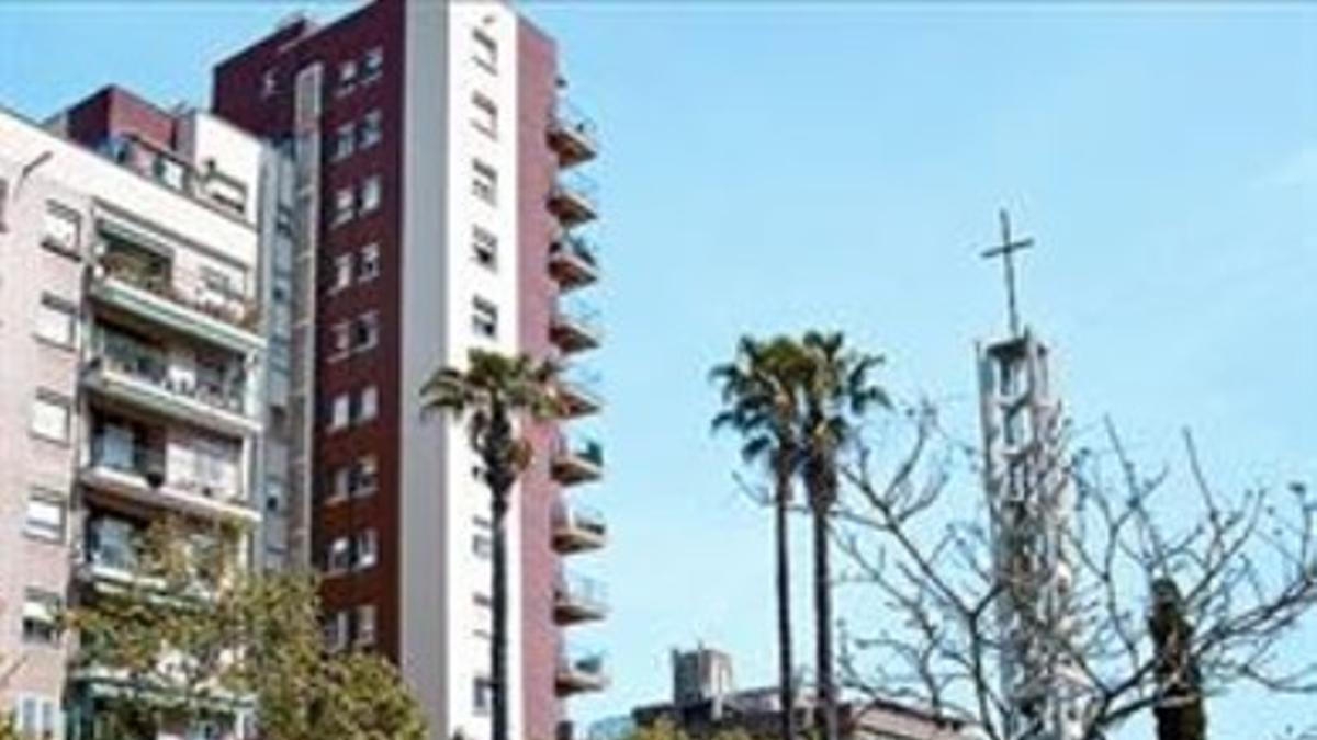 Plaza del Congrés Eucarístic 8El barrio se diseñó con jardines.